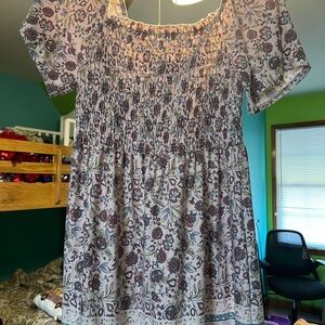 Floral Off-Shoulder Dress